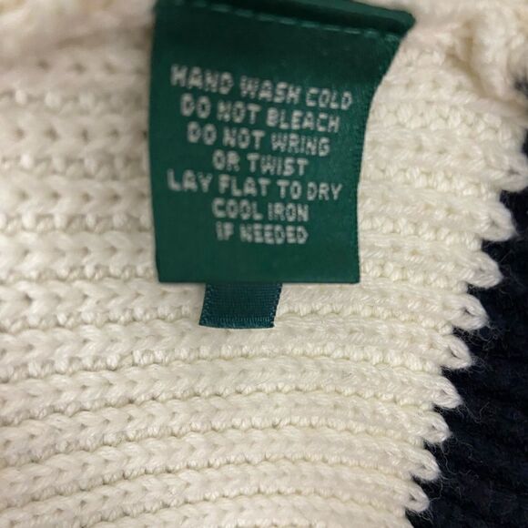 Lauren Ralph Lauren Duster Cardigan Long Line Coastal Grandma Old Money Small P - Picture 10 of 14